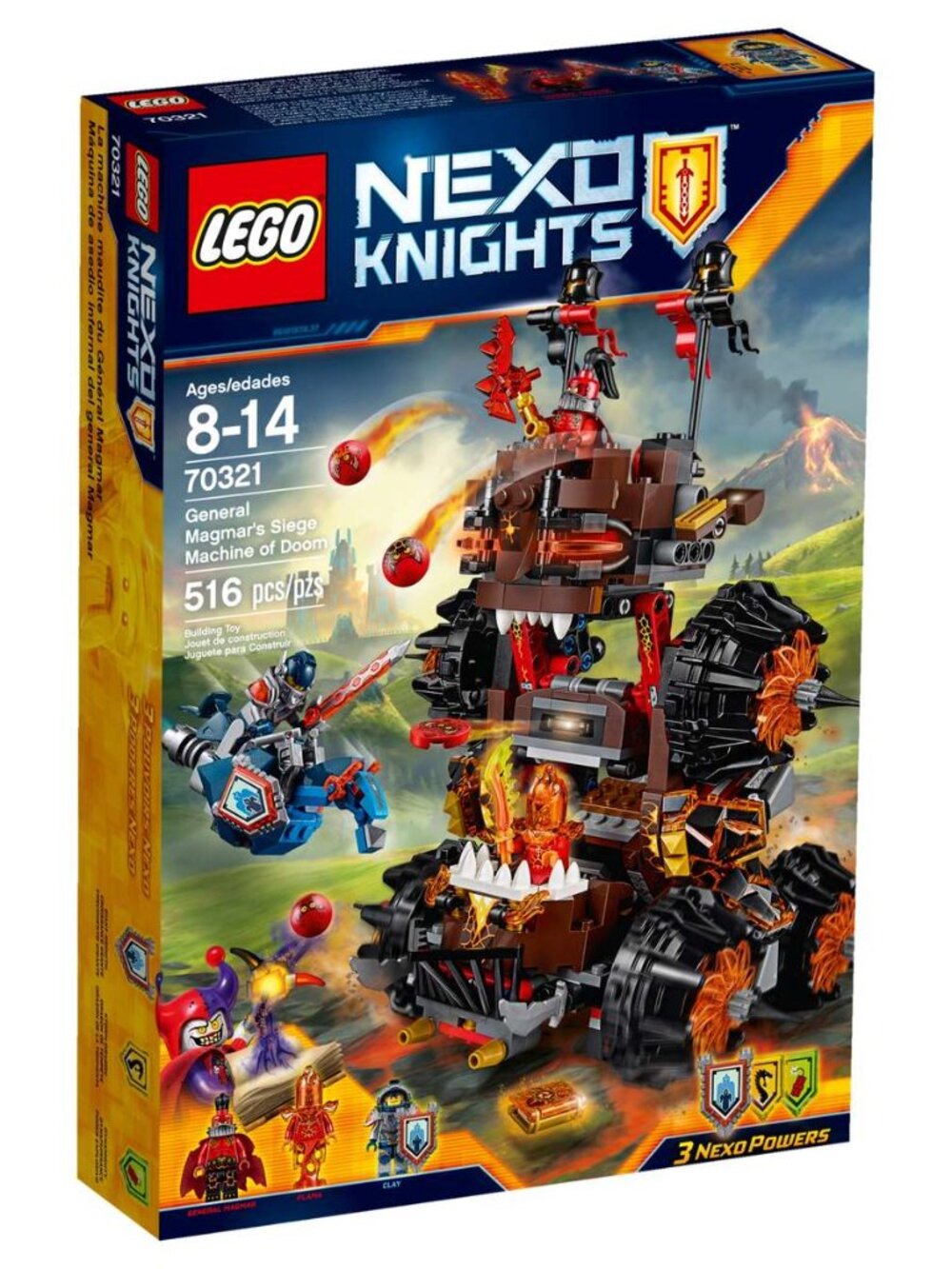 LEGO NEXO KNIGHTS 70321: General Magmar's Siege Machine of Doom